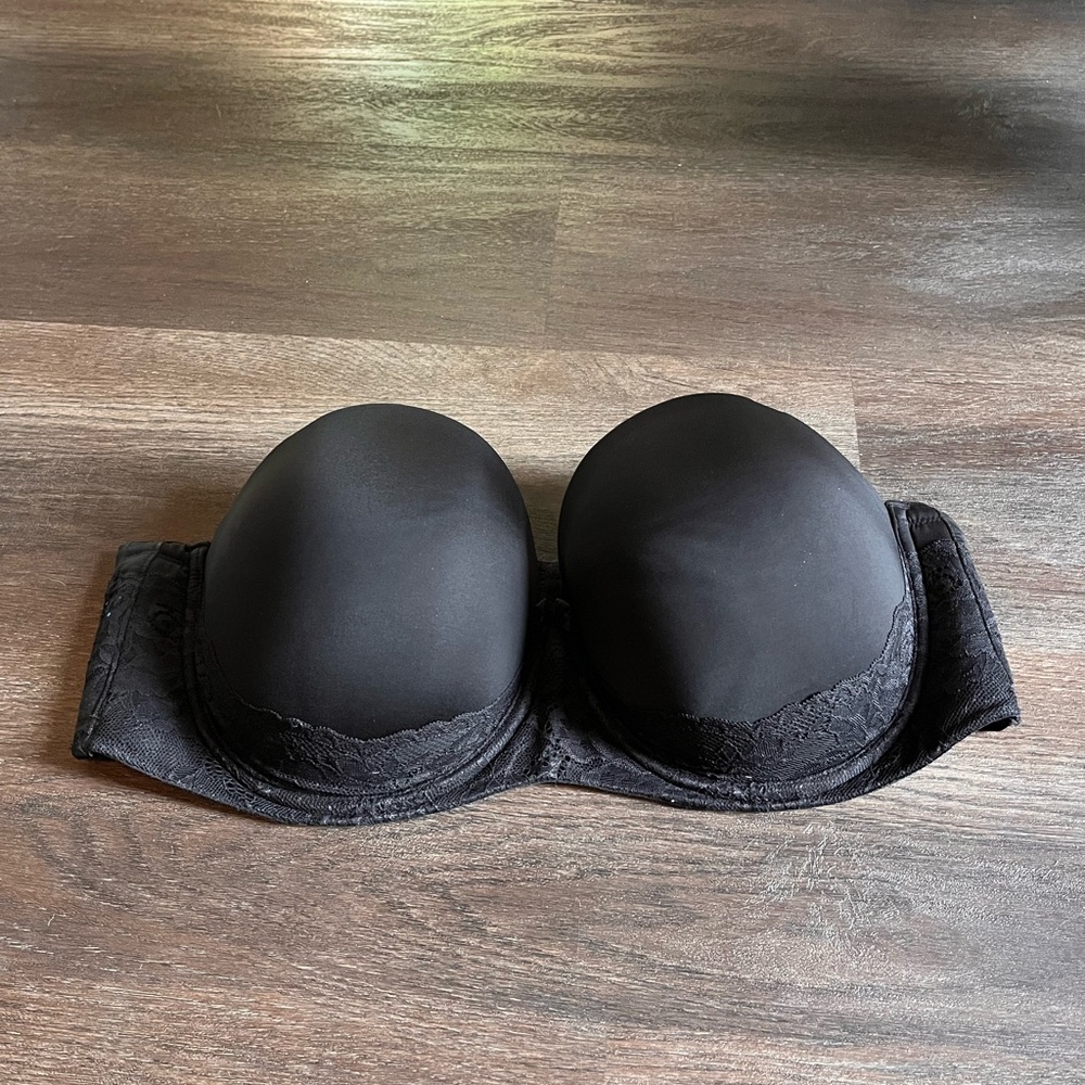 Torrid Curve Black Strapless Bra 42DD